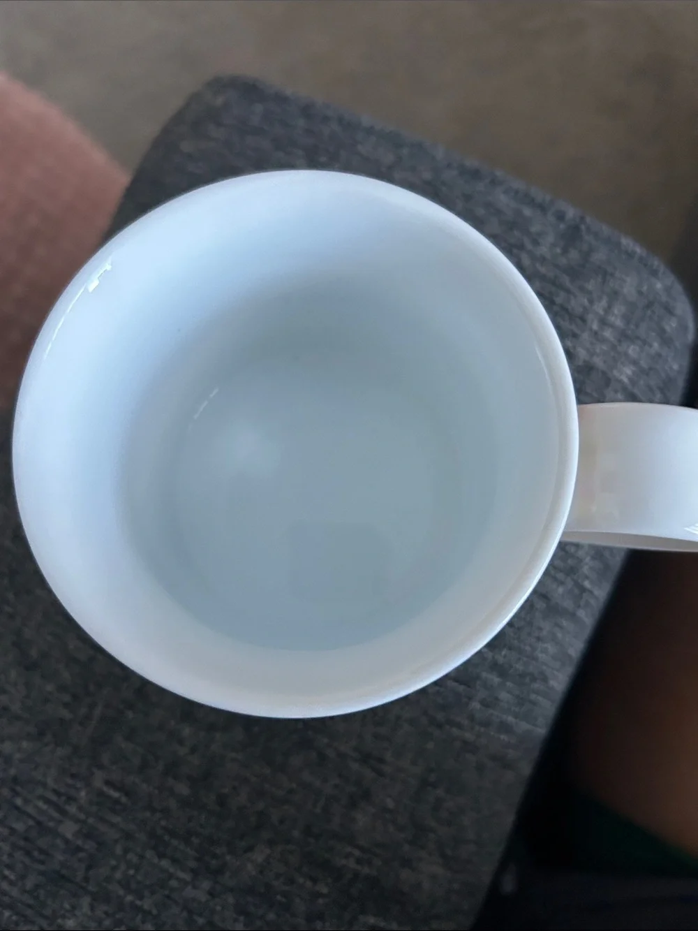 Starbucks White-Handled Mug with Rainbow Stripes 2008 - Picture 3 of 4
